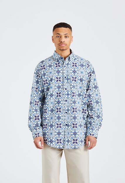 Drôle de Monsieur Le Chemise Faïence Blue